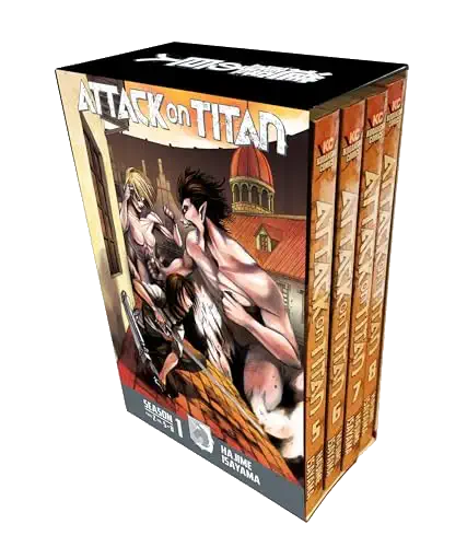 Attack on Titan Season 1 Part 2 Manga Box Set