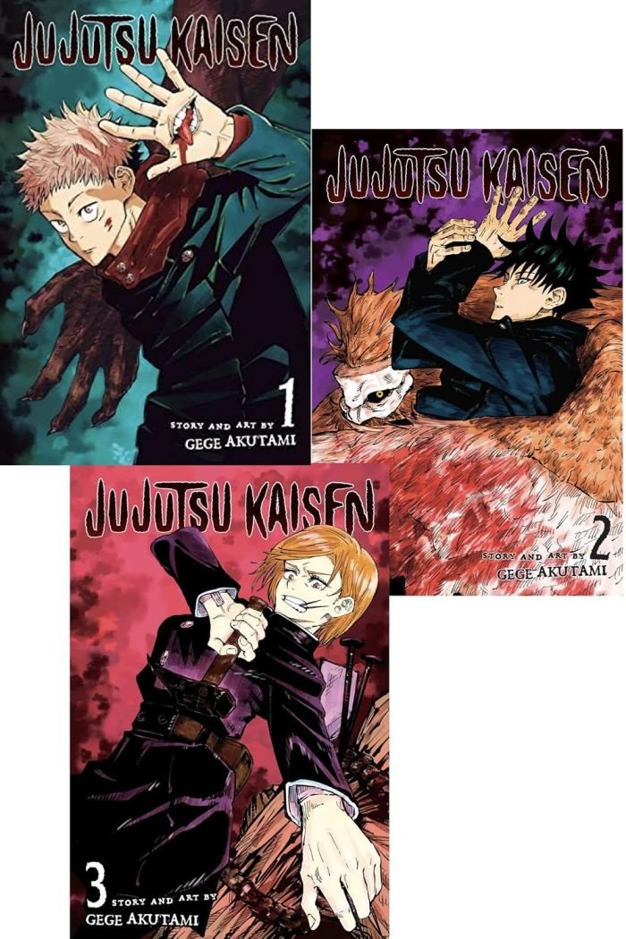 Jujutsu Kaisen Manga Volume 1 - 3 Collection Set Jujutsu Kaisen Manga Volume 1-3 Collection Set cover