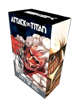 Attack on Titan Season 1 Part 1 manga box set back view